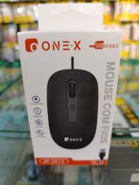 ONEX JP-2513 USB有线鼠标，黑色，舒适握持，适用于办公和游戏