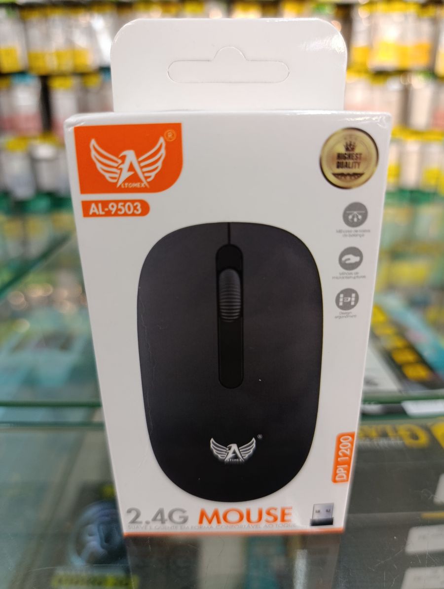 Ltomex AL-9503 无线鼠标 2.4G 黑色 DPI 1200