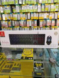 炫彩键盘鼠标套装，品牌：K-5890，RGB背光，适用于游戏