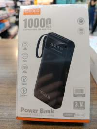 αGOLD 10000mAh移动电源，锂聚合物，带LED手电筒，型号BTE-18A