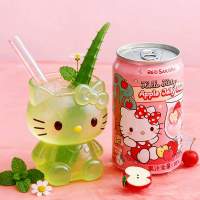 三丽鸥HelloKitty联名苹果芦荟爆珠果汁