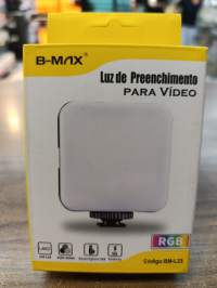 Bm-l23 B-MAX RGB视频补光灯，102颗LED，色温5000-6000K，USB可充电