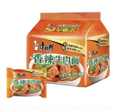 康师傅香辣牛肉面