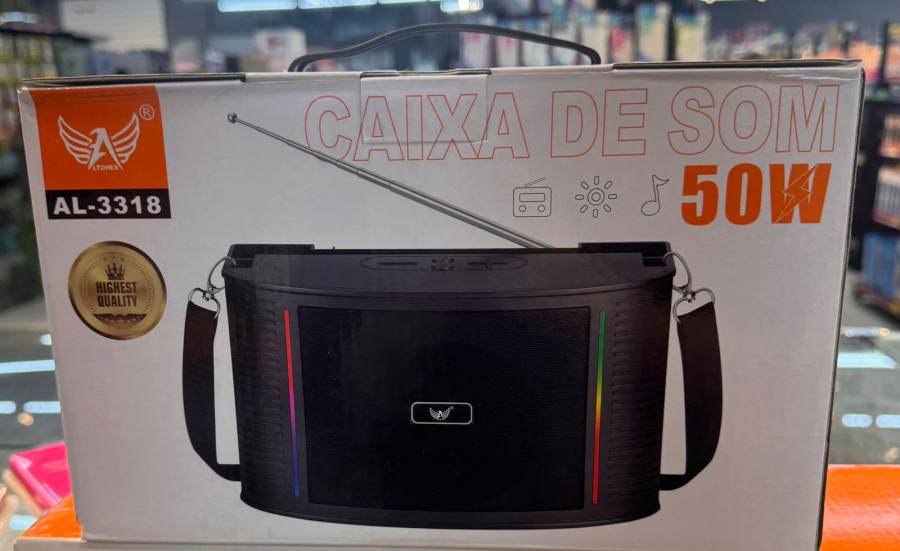 ALTOMEX AL-3318 50W 蓝牙音箱，便携式设计，带天线，适合户外使用