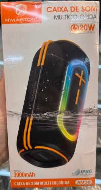 H'MASTON AM38 多彩蓝牙音箱 3000mAh 防水 IPX6 20W