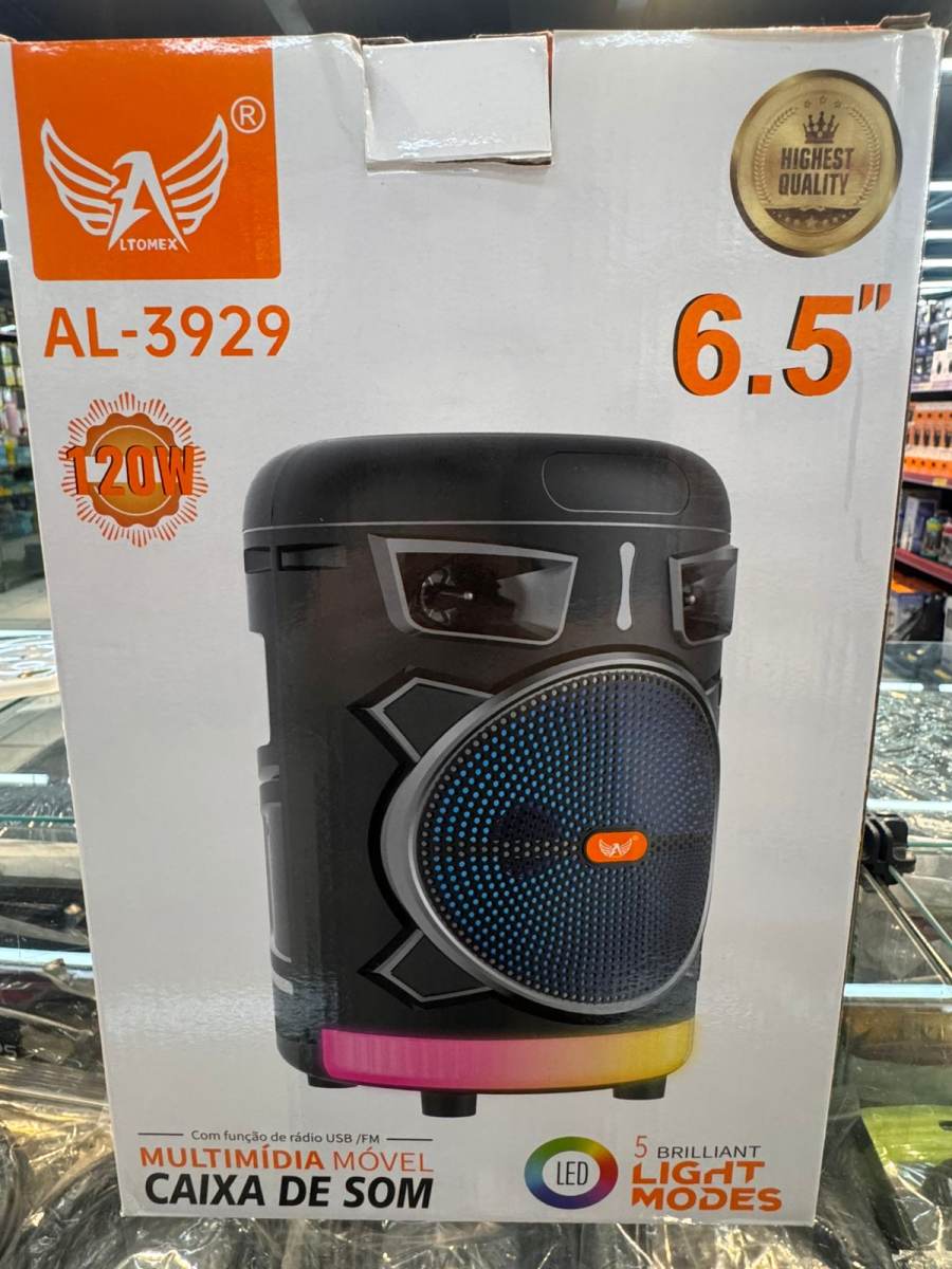 AL-3929 ALTOMEX 6.5英寸多媒体移动音箱 USB/FM功能 LED灯效