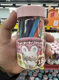 可爱兔子彩色笔套装，18色，适合儿童绘画，Forever Lovely品牌