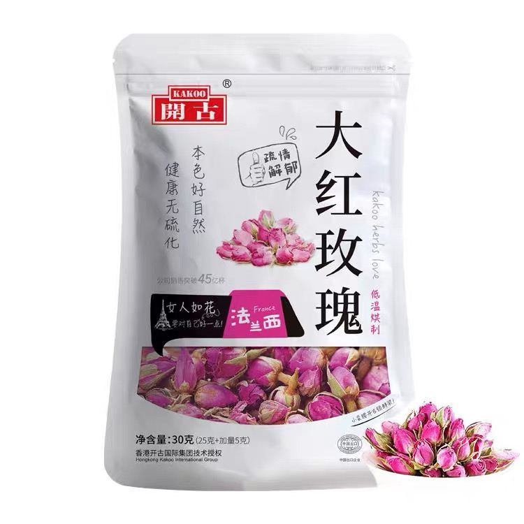 开古大红玫瑰茶