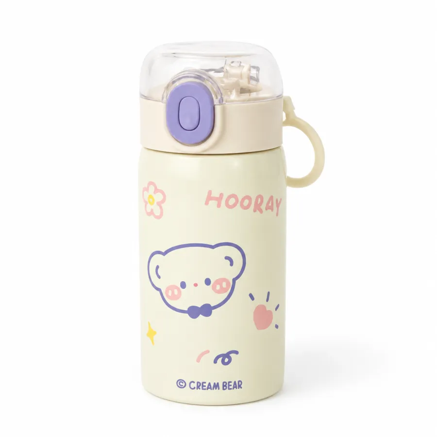Cream Bear 保温水壶 350ml 304不锈钢 防漏设计