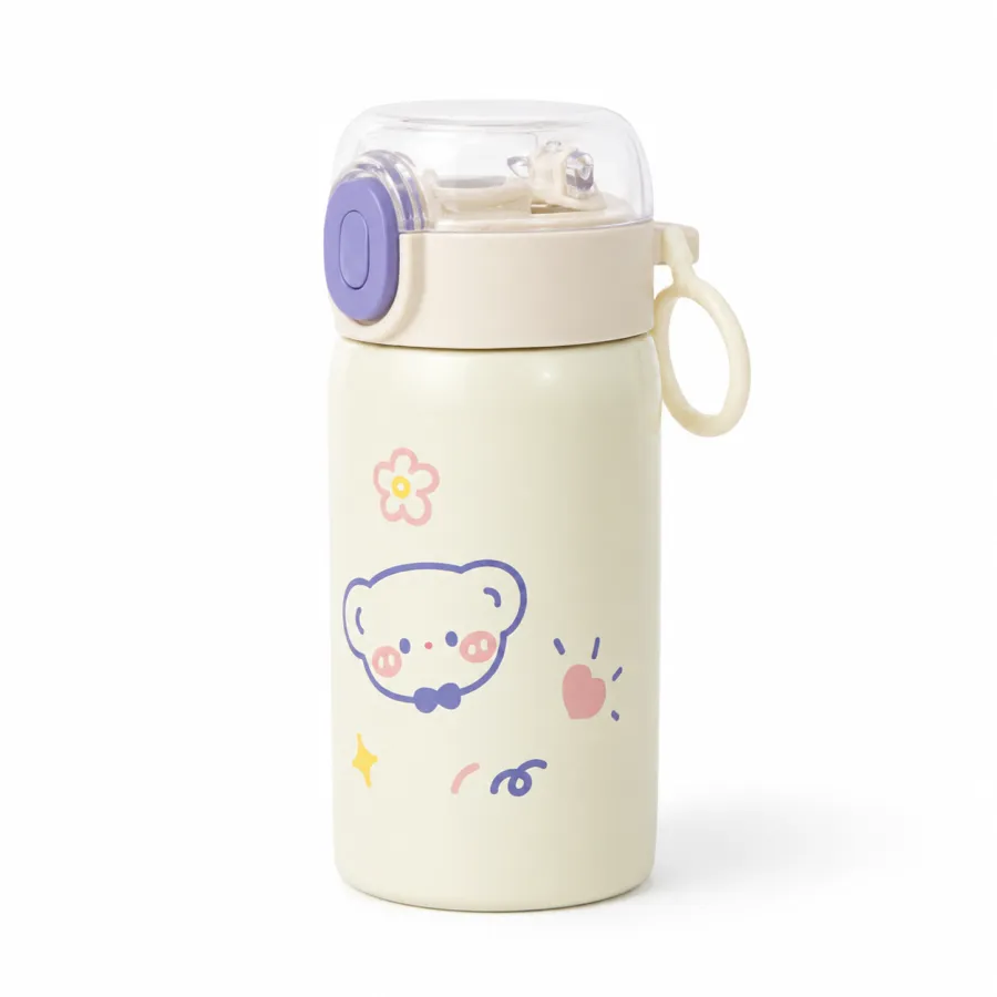 Cream Bear 保温水壶 350ml 304不锈钢 防漏设计