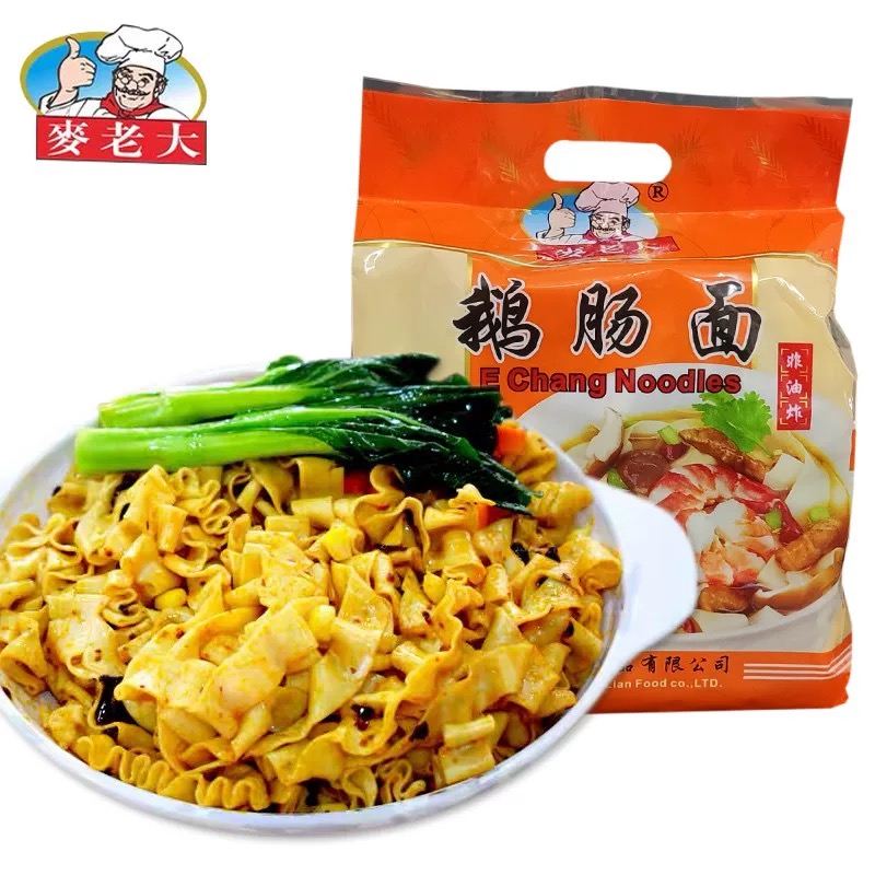 麦老大鹅肠形状面600克