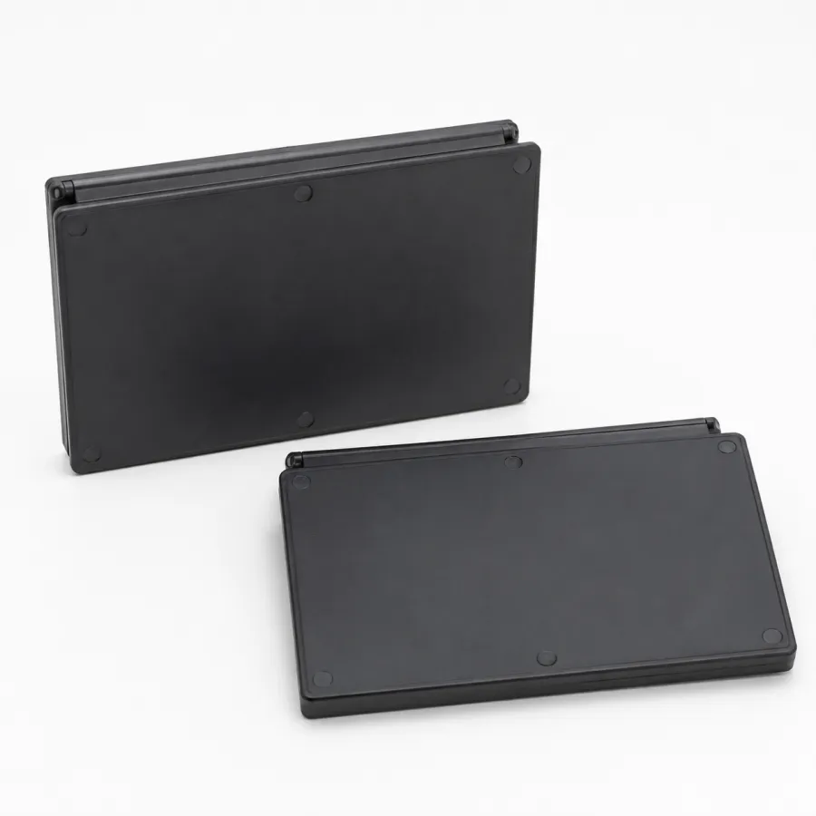 BRW CB0403 4号 印章垫，红色和蓝色，带塑料盖，适用于高质量印刷