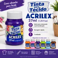Acrilex布料染料 37ml 多色可选 适合手工艺和个性化设计