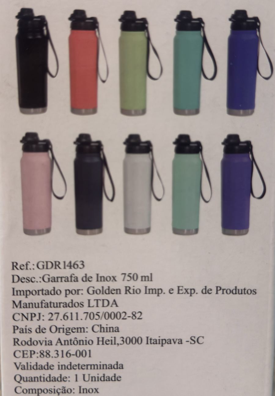 GDR-1463 不锈钢水瓶 750ml，Golden Rio，适合户外运动，颜色多样