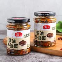 清记茶油外婆菜210克