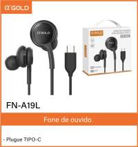α'GOLD FN-A19L 有线耳机 Type-C接口 黑色