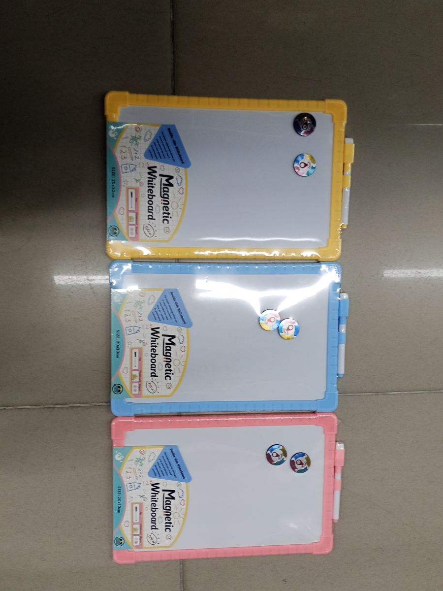 磁性白板套装，三色可选，适合儿童学习与绘画，便携设计