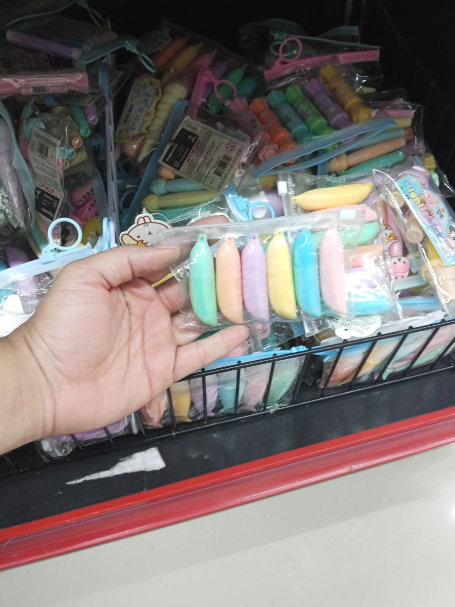 可爱卡通水彩笔套装 5支装 多色儿童绘画工具