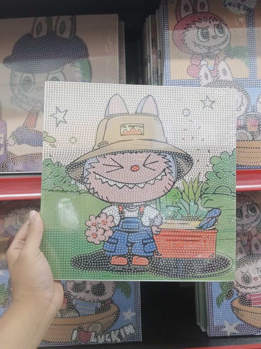 可爱卡通拼图画，适合儿童和成人，创意手工艺品，增强动手能力