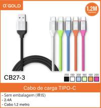 αGOLD TIPO-C充电线 1.2米 2.4A 多色可选