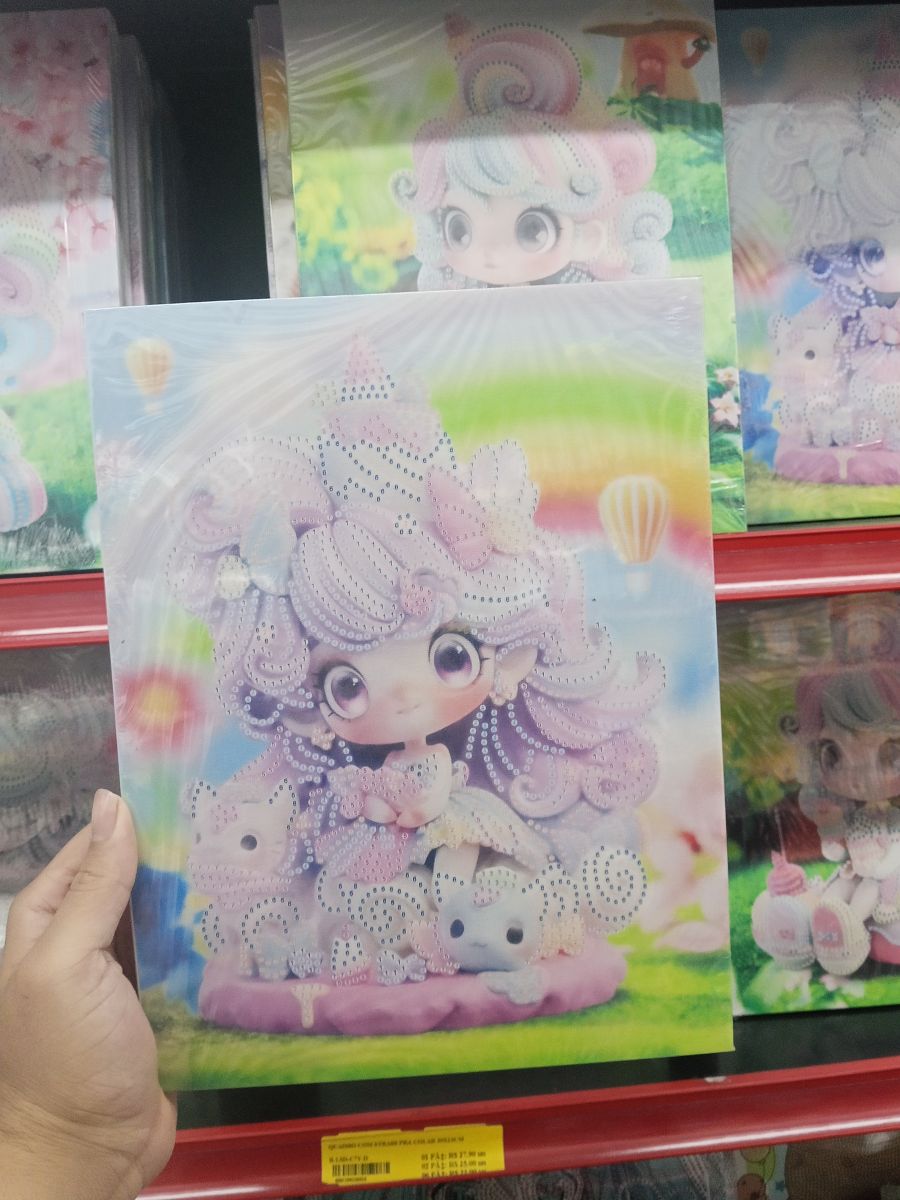 可爱卡通水晶贴纸，梦幻冰淇淋主题，适合儿童手工DIY
