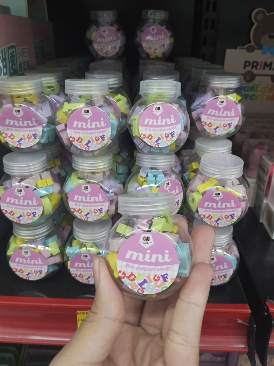 迷你橡皮尺子套装，彩色橡皮，适合学生和办公室使用