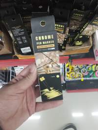 铬色笔记马克笔 1mm 适用于多种表面