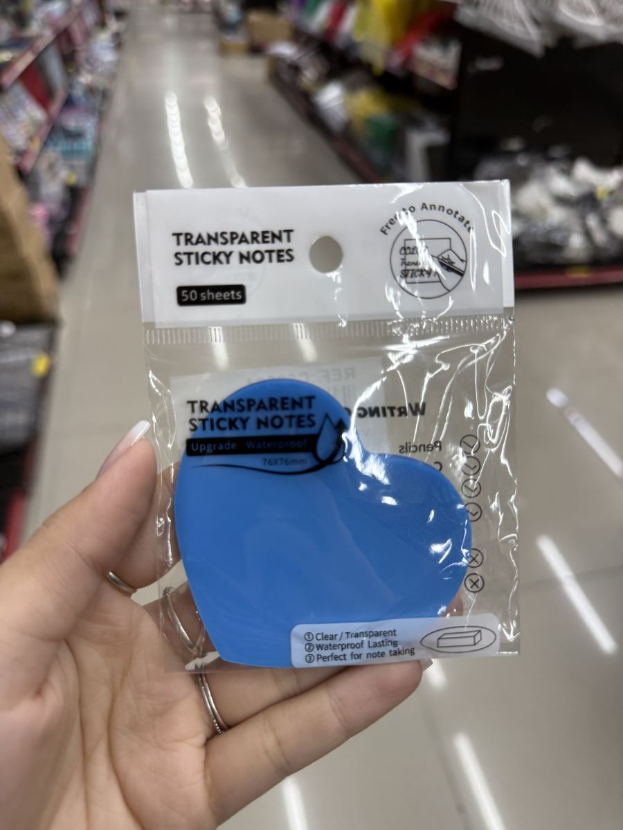 心形便利贴，50张，速干，适合办公学习