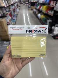 PRIMAX 记事本 100张 76x127mm 黄色 便签纸