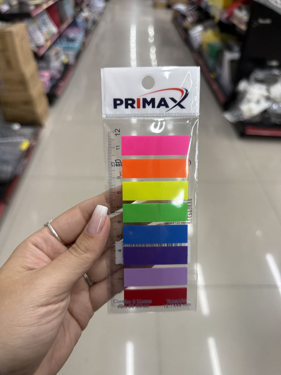 PRIMAX 彩色便签纸 6色套装 适用于学习和办公