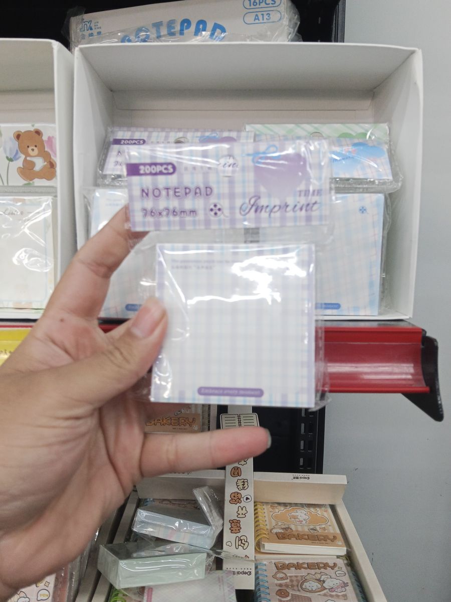 便签纸 200张 76x76mm 方形 可爱印刷