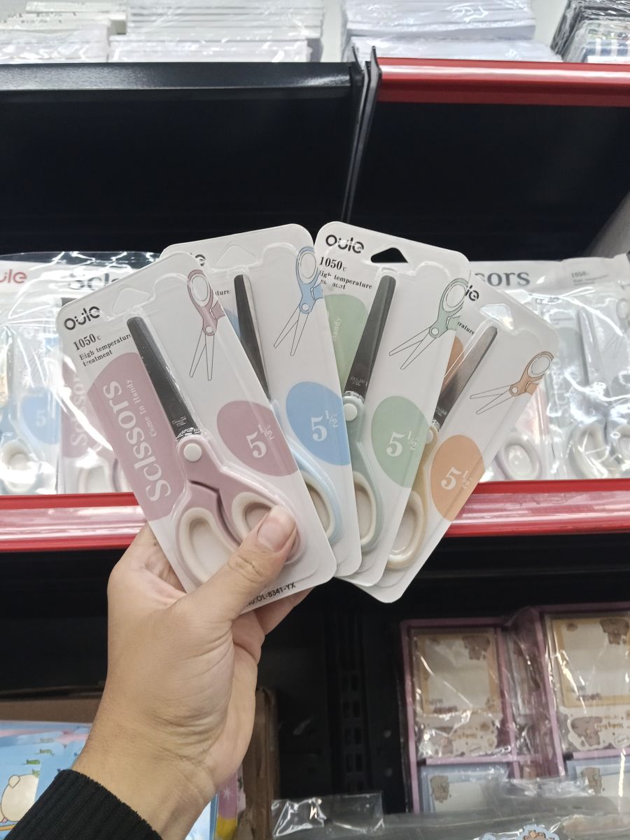 剪刀 5英寸 多色 适用于美工和手工制作