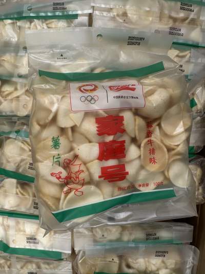 盼盼薯片家庭号蒜香牛排味