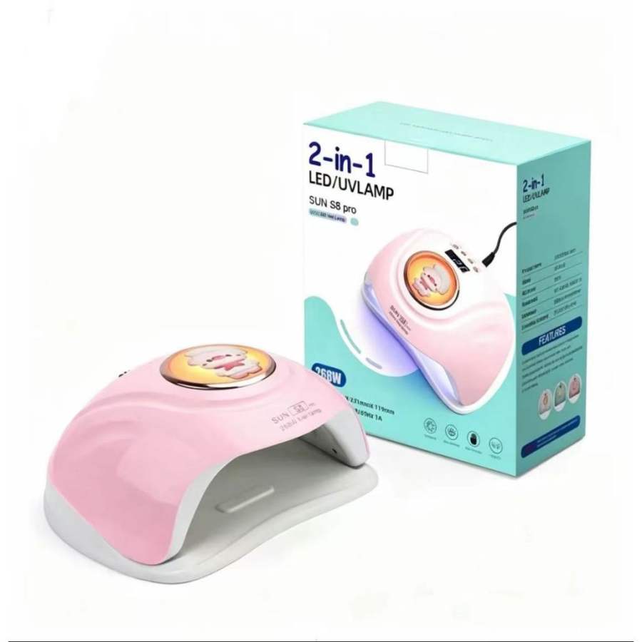 Cabine Bichinho Rosa SUN S8 PRO 2-IN-1 268W