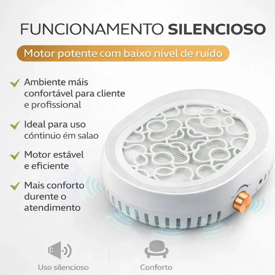 Coletor De Pó Branca Vacuum Speed 4500 Rpm LYNLAB