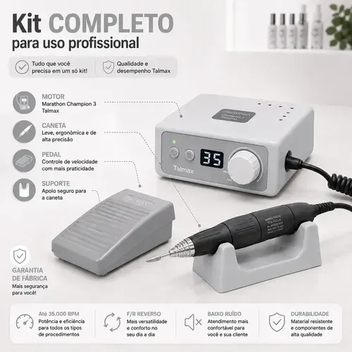 Motor Marathon Digital Bivolt Silver Talmax