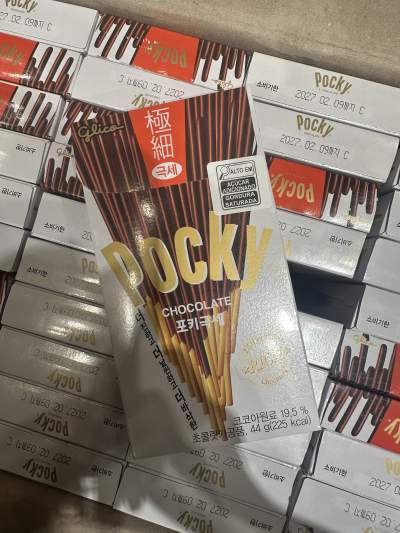韩国格力高极细饼干棒巧克力味