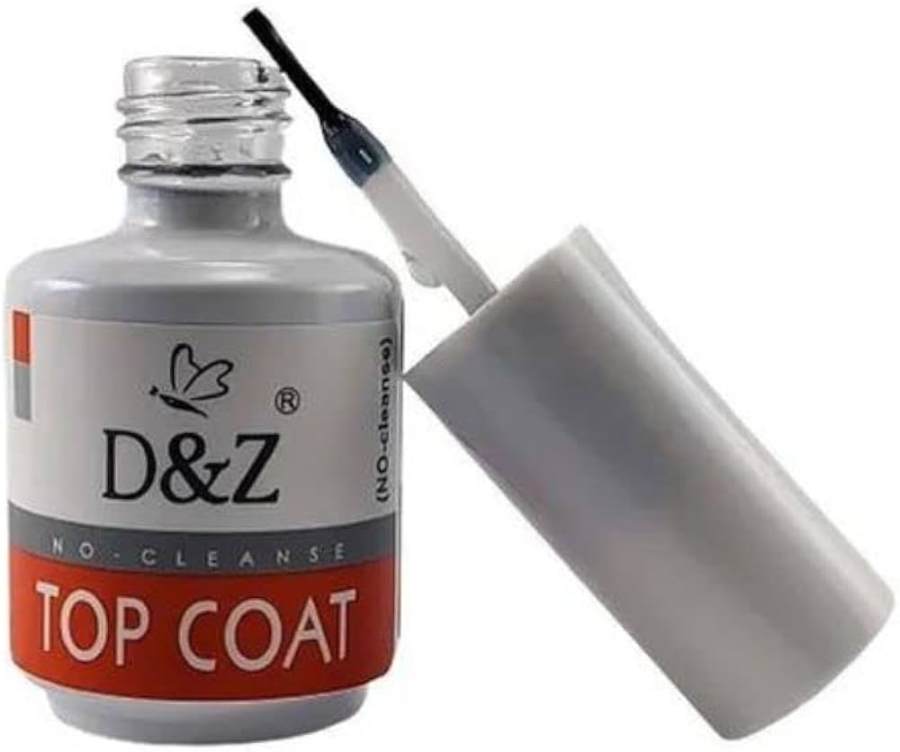 Top coat Unha de gel D&Z Selante finalizador 15ml
