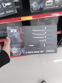 XD刀具6件套，包含多种刀具，适合厨房使用，刀具锋利耐用