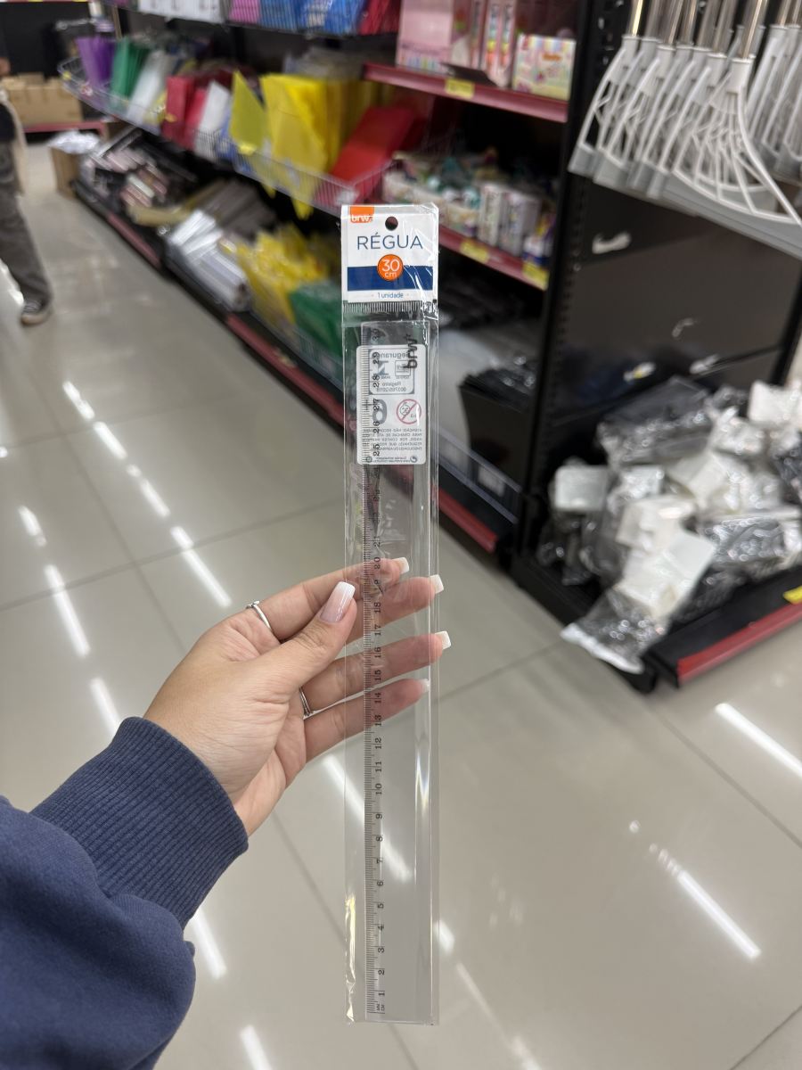 透明塑料直尺 30cm 学生文具