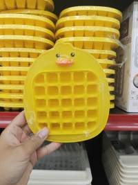 黄色鸭子造型硅胶冰格，20格冰块模具，厨房用品