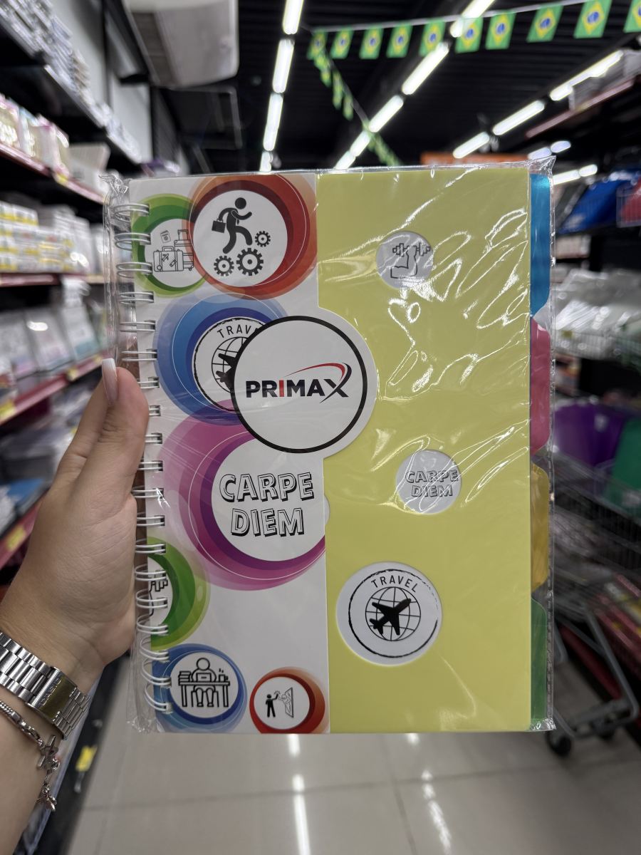 PRIMAX Carpe Diem 日程本，适合健身和旅行笔记