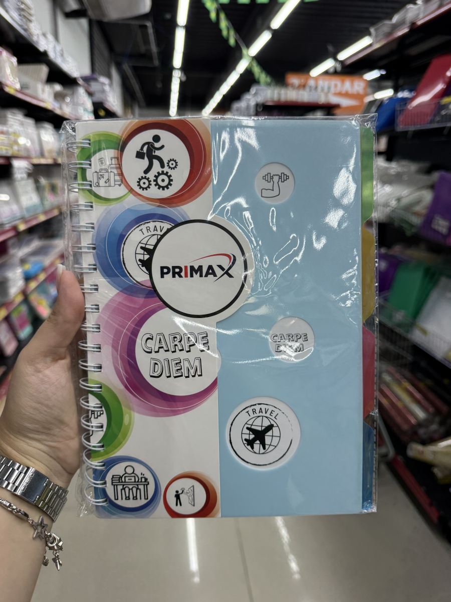 PRIMAX Carpe Diem 日程本，适合健身和旅行笔记