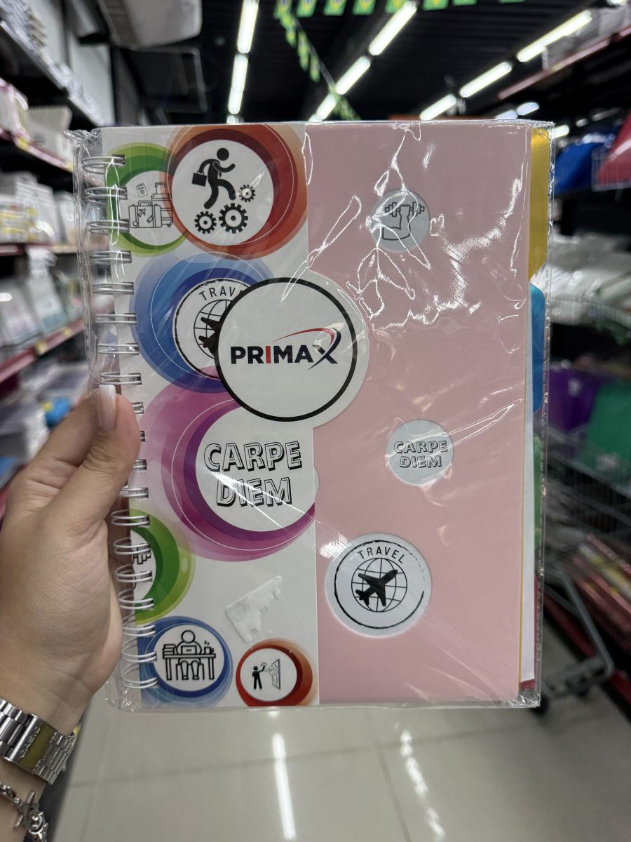 PRIMAX Carpe Diem 日程本，适合健身和旅行笔记