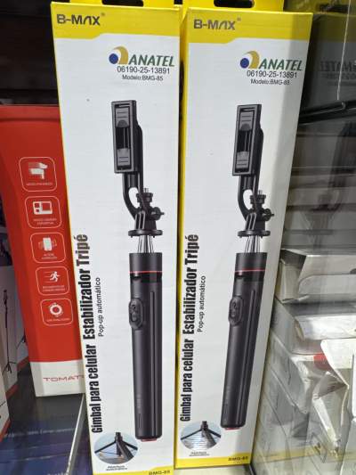 B-MAX 三轴稳定器，适用于手机，带支架，型号BMG-85