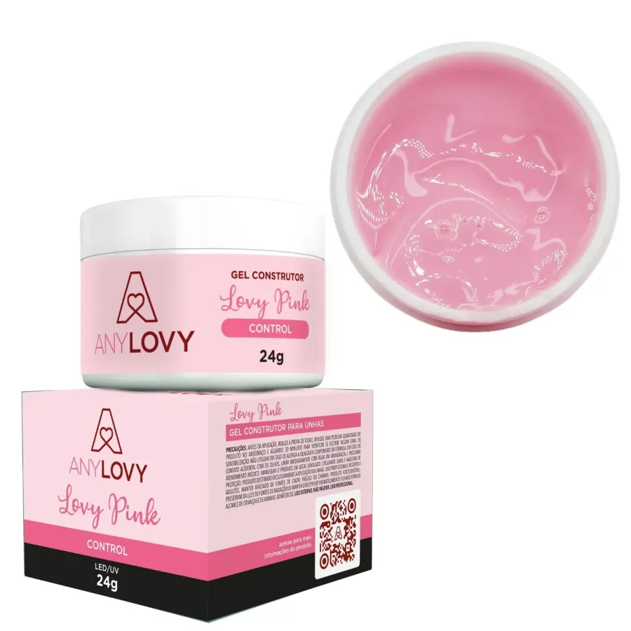 Gel Construtor Lovy Pink Anylovy 24g
