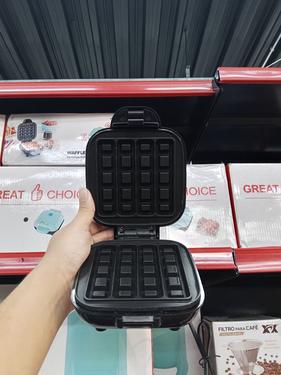 三合一三明治机，非粘涂层，420瓦，蓝色
