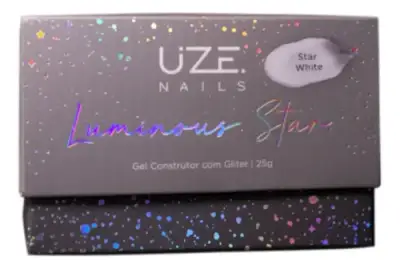 Gel Construtor Luminous Star White Glitter