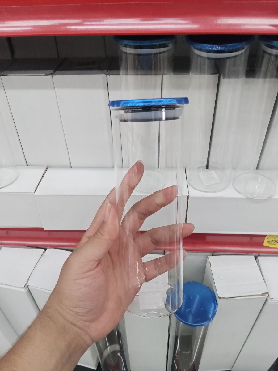 透明塑料试管 适用于实验室 直径5cm 高度20cm