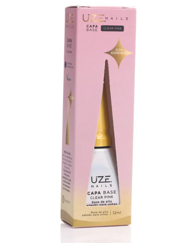 Capa Base Clear Pink 12ml Uze Nails